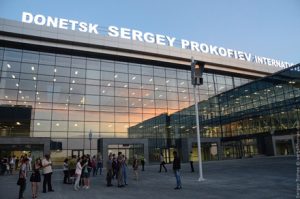 Donetsk airport after reconstruction was finished on May 14, 2012