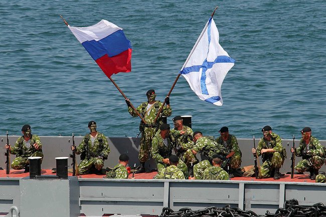 Little Green Men of Russia's navy in Ukraine, July 28, 2013