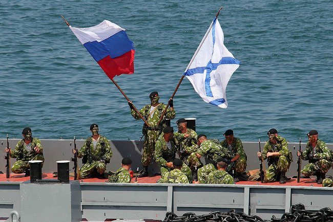 “Kleine grüne Männchen” der russischen Marine in der Ukraine, 28. Juli 2013