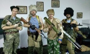 Russian cossacks in Donbas, Ukraine (Image: nr2.com.ua)