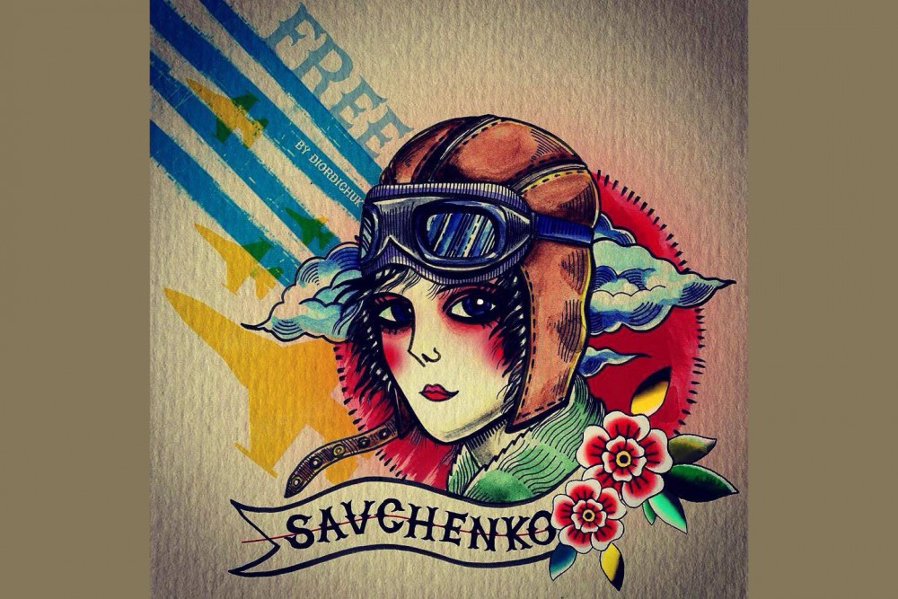 #FreeSavchenko, by Mariya Diordichuk