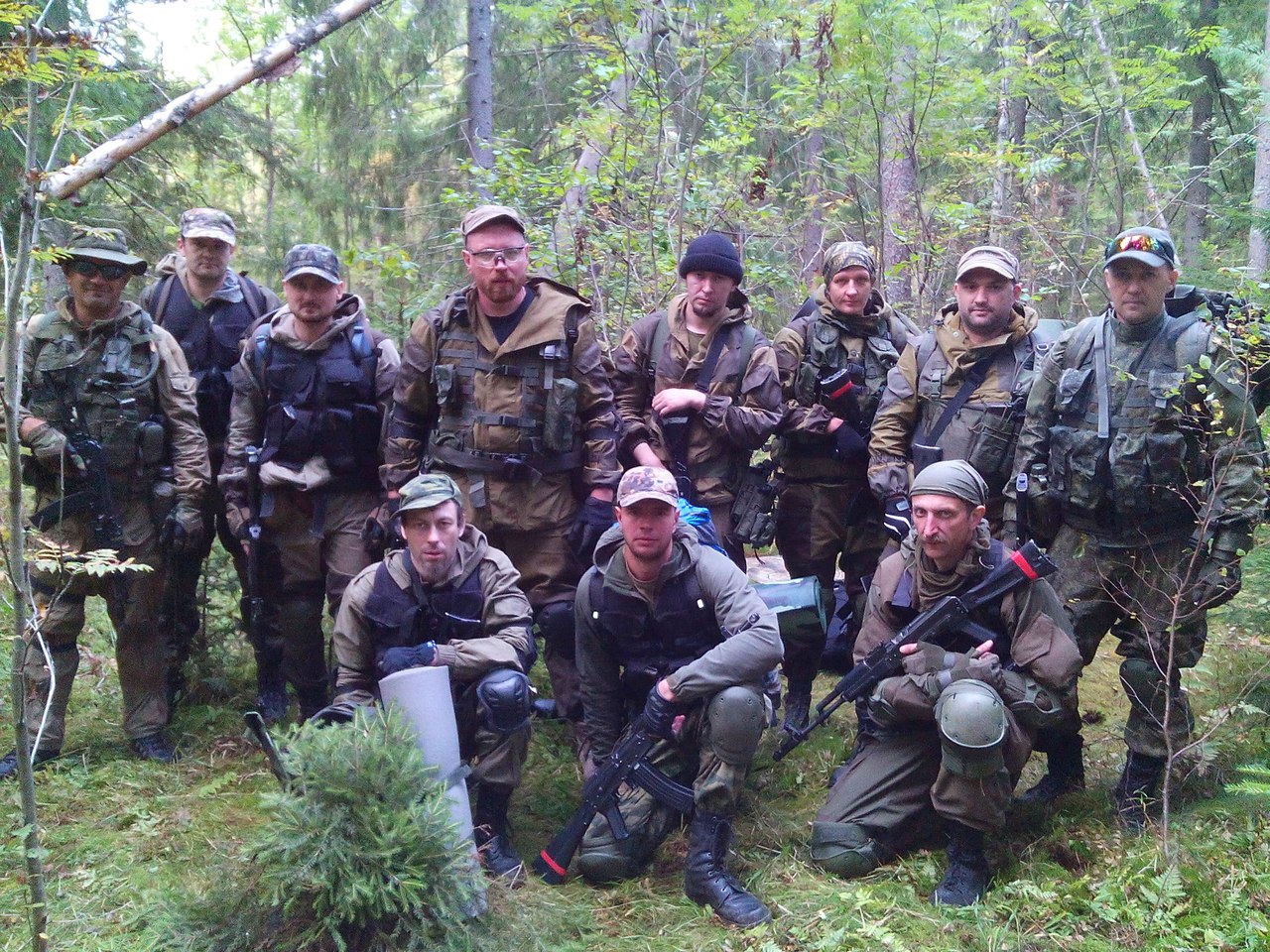 Participants of the "Partisan" military courses, Russia, September 2015