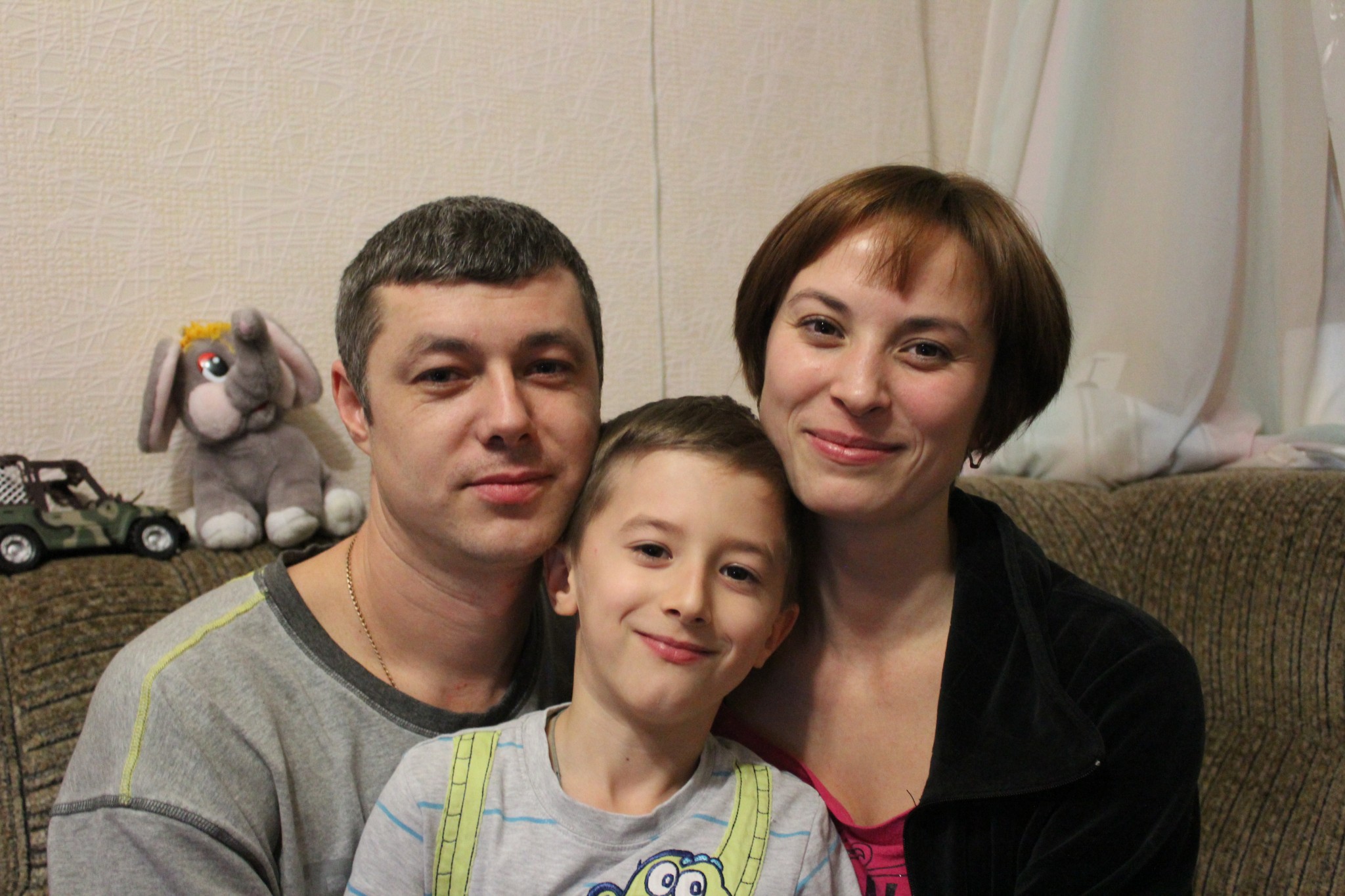 Kramatorsk Donetsk Ukraine IDP family