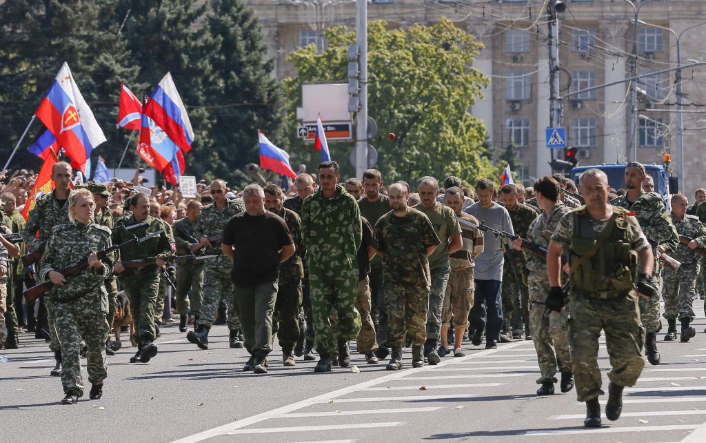 Russia Ukraine Donetsk POW