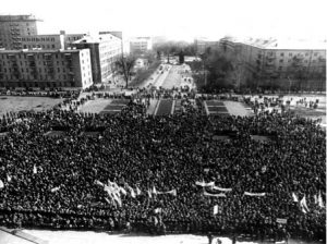 Donetsk, February 25 1989, miners' strike 