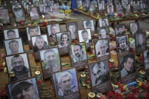 Commemoration of "Heavenly Hundred" protesters killed during Euromaidan Protests, Kyiv, February 20, 2016