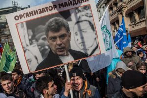 Boris Nemtsov "Maidan Organizer" Anti-Maidan Rally, Moscow, Feb 20, 2015
