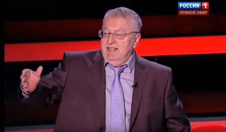 Vladimir Zhirinovsky in Solovyov's show on channel Rossiya on 14 February 2016