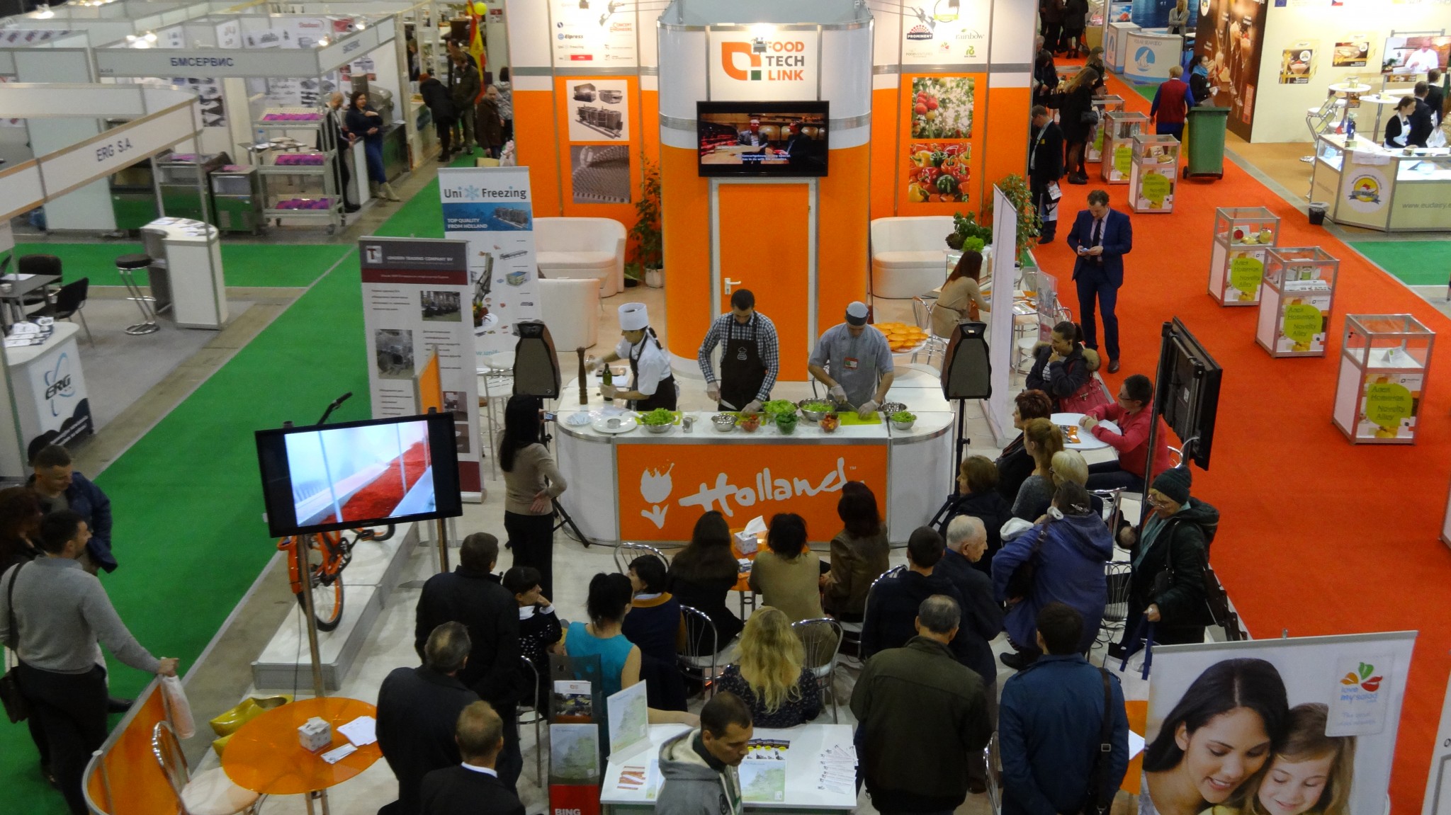 Holland Pavilion at World Food Green Produce Ukraine 2015.