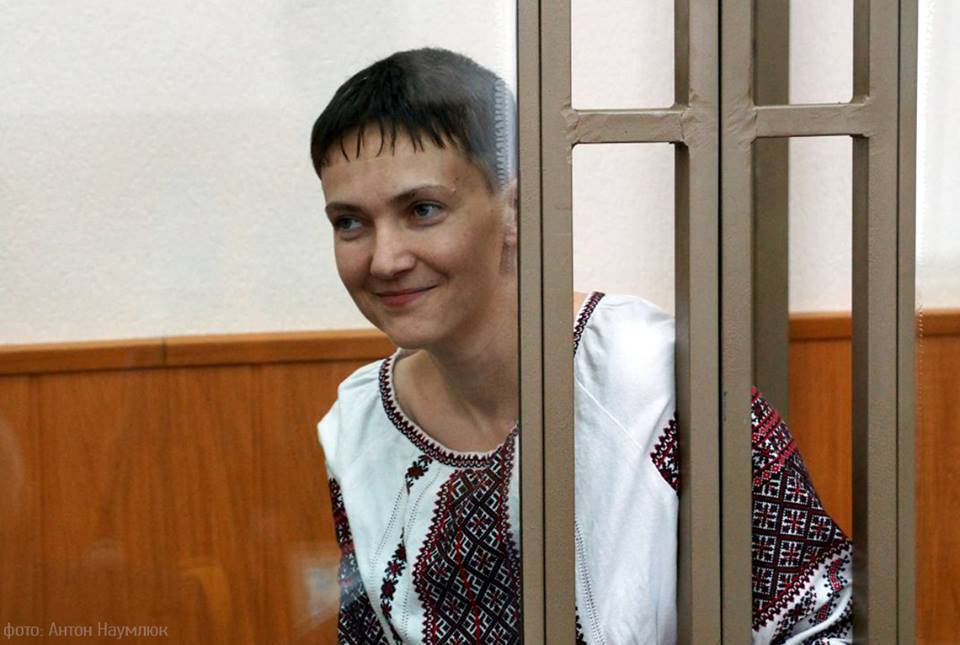 Nadiya Savchenko in Russian court on 3 March 2016. Photo by Anton Naumliuk