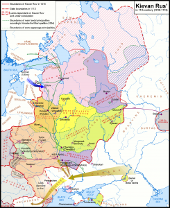 Map of Kyivan Rus (Image: Wikipedia)