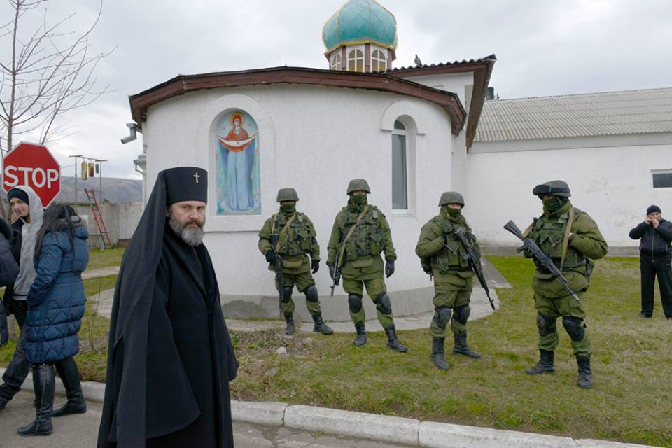 The orthodox church in Perevalne belonging to the Kyiv Patriarchate was seized on 1 June 2014