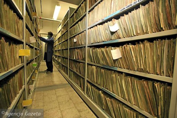 Archive of the Institute of National Remembrance in Warsaw, Poland that deals with lustration. Photo: Agencja Gazeta