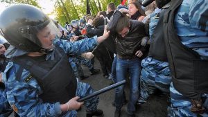 Police crackdown of opposition protests in Moscow, Russia (Image: Denis Vyshinsky, kommersant.ru)