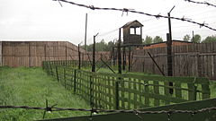 Fence and watchtower at Perm-36 