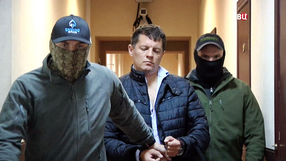 Roman Sushchenko is a Ukrainain journalist which became a political prisoner of Kremlin Photo: tvc.ru