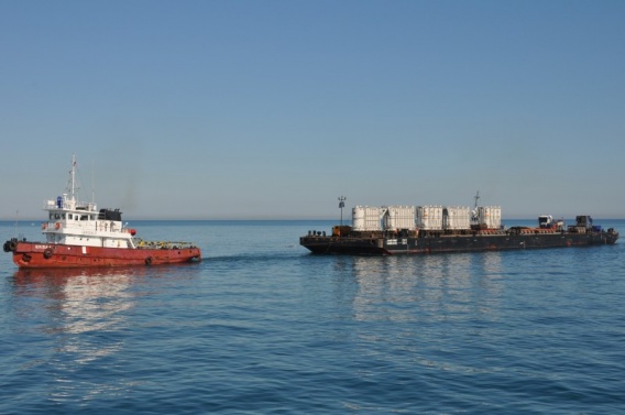 Supposedly Squall and Damen Riverside 3 arrive in Sevastopol on 30 May 2017. Photo: sevastopol.press