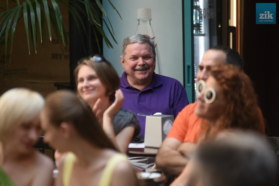 Myroslav Marynovych at the book presentation of V. Portnikov's book Evora. Photo: Mykola Tys/ Zik