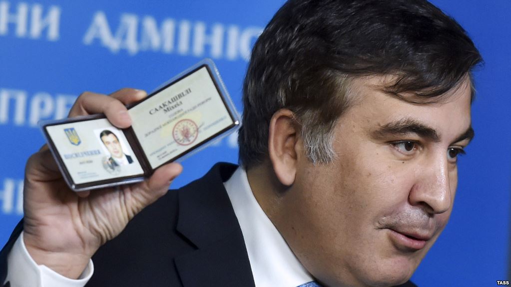 Kyiv, Ukraine. Mikheil Saakashvili, chairman of the Ukrainian Presidential Advisory Council on Reforms, at a briefing in Kyiv on 17 February 2015. Mykola Lazarenko/Ukrainian presidential press service/TASS