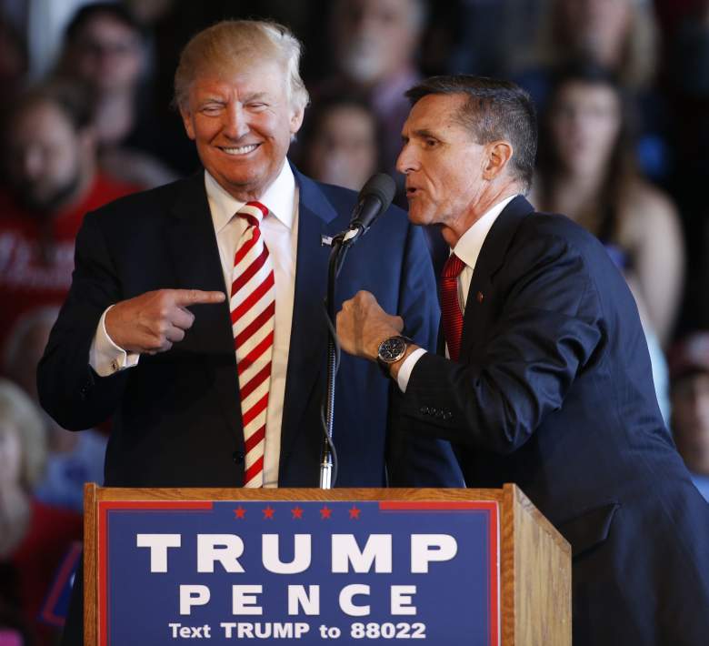 Trump and Flynn during the 2016 presidential race. Photo: George Frey