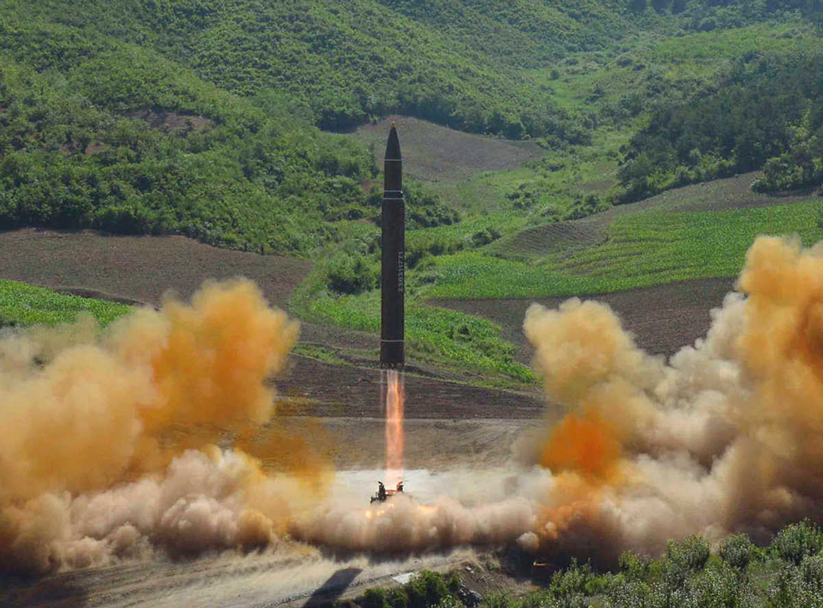 Hwasong-14 launch, 4 July 2017. Photo: missilethreat.csis.org