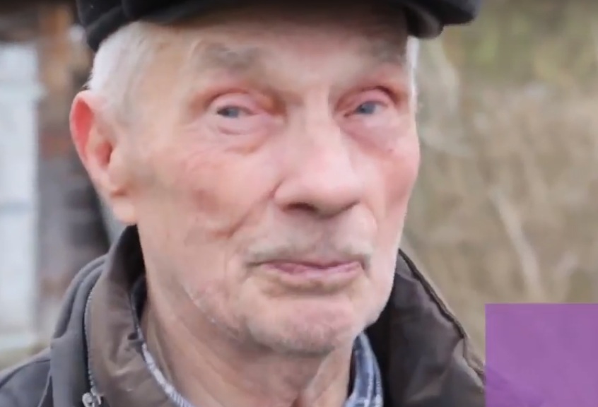 Leonid, 88. One of samosely, illegal 'self-settlers' in the Chornobyl Exclusion Zone. 