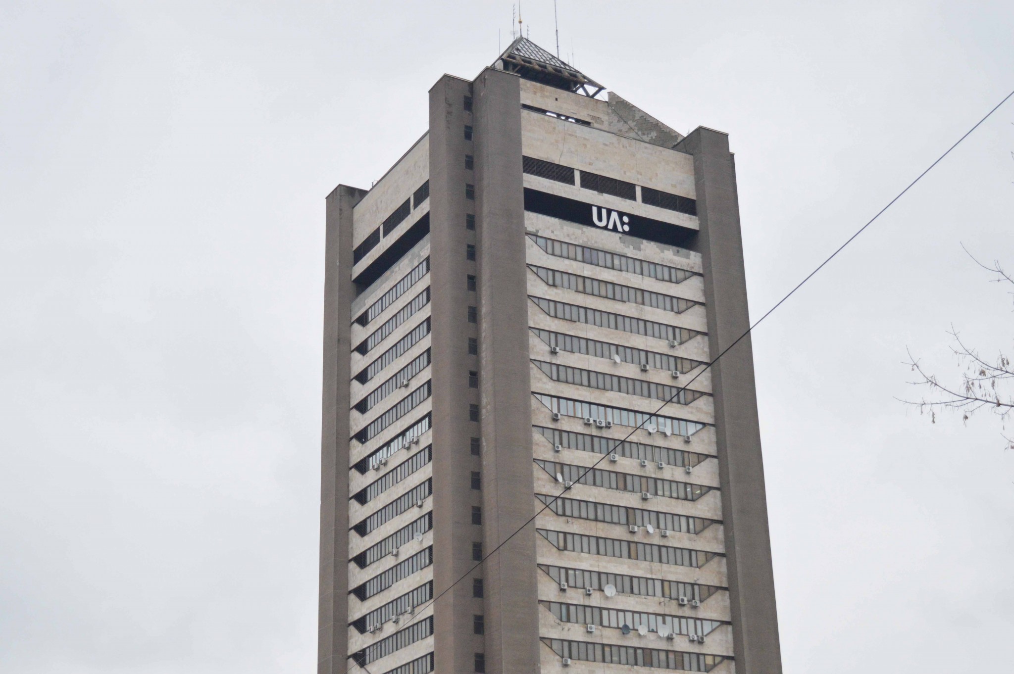 The building of the TV center in Kyiv Photo: Euromaidan Press 