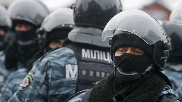 In February, 2014, the new Interior Minister Arsen Avakov liquidated the special operations unit Berkut 