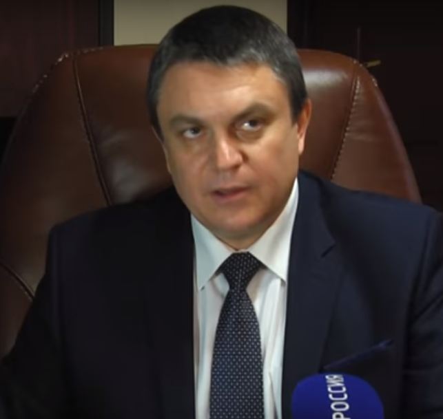 New acting head of the LNR Leonid Pasechnik. Screenshot: Youtube/ ГТРК ЛНР