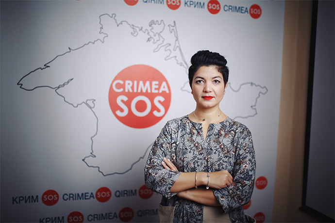 Crimea SOS has five branches which work in 17 regions of Ukraine. More than 50 employees take part in the projects. Tamila Tasheva (pictured) leads the organization. Photo: life.pravda.com.ua