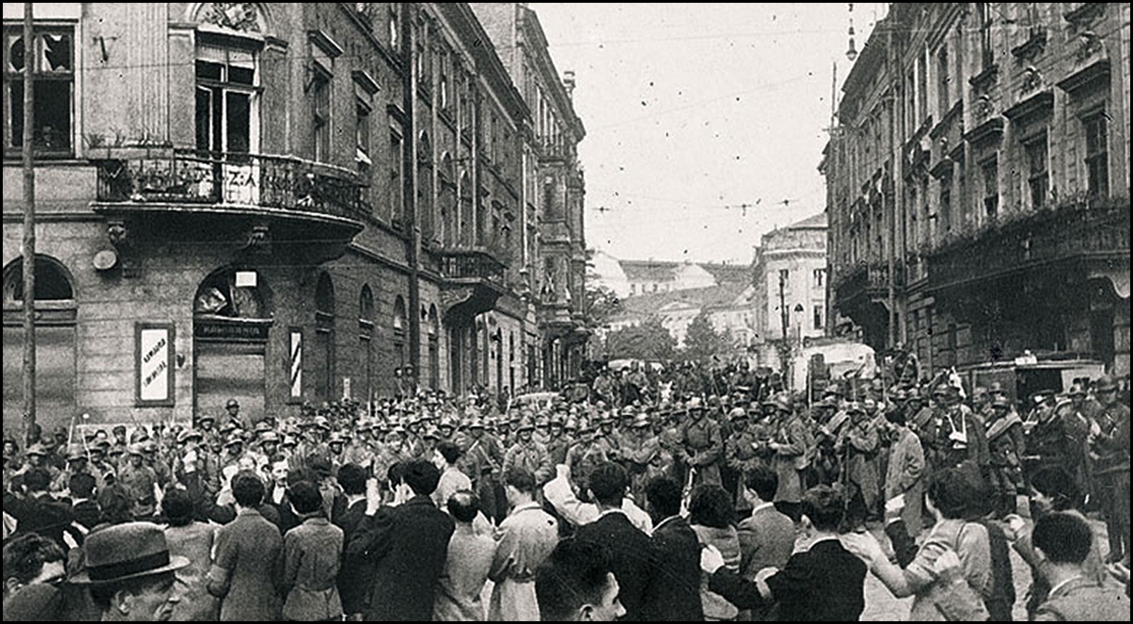 The Red Army entering Lviv in 1939. Photo: ww2.memory.gov.ua