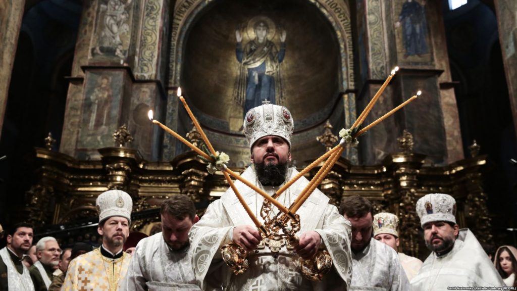 Metropolitan Epiphany, the head of the Orthodox Church of Ukraine (Photo: Serhii Nuzhnenko/RadioSvoboda.org/RFE/RL)