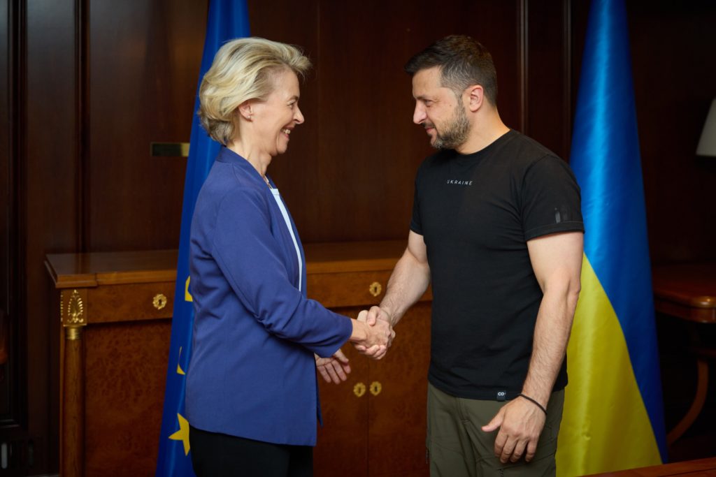 Zelenskyy Meets With Ursula Von Der Leyen In Greece Euromaidan Press