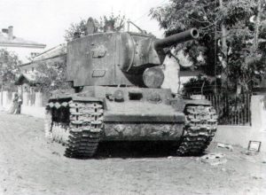 Soviet heavy tank KV-2