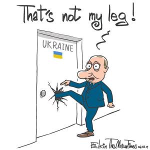 Putin not my leg