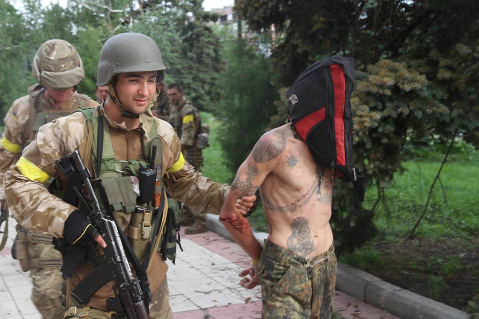 News of Ukraine | STN: ukrainische SOF-Einheiten befreien Dscherschinsk am 22. Juli 2014, Photo 4