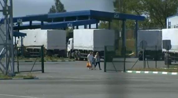 Reuters: Russian convoy crossed into Ukraine. Checkpoint Donetsk, Rostov Oblast, Russia August 22, 2014