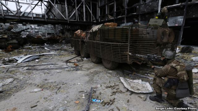 Ukrainian soldier captured Russian spetsnaz tseltium shield