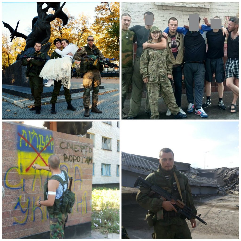 Die Fotos mit Miltschakow wurden in Metallist und in Luhansk aufgenommen.