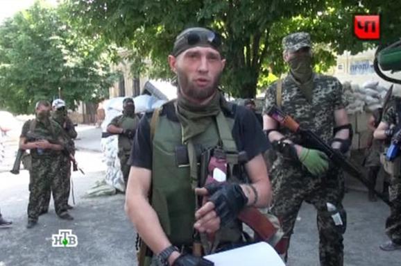 Russian mercenaries from Chechnya in Donetsk, Ukraine (Image: Сергей Шаргунов / Facebook)