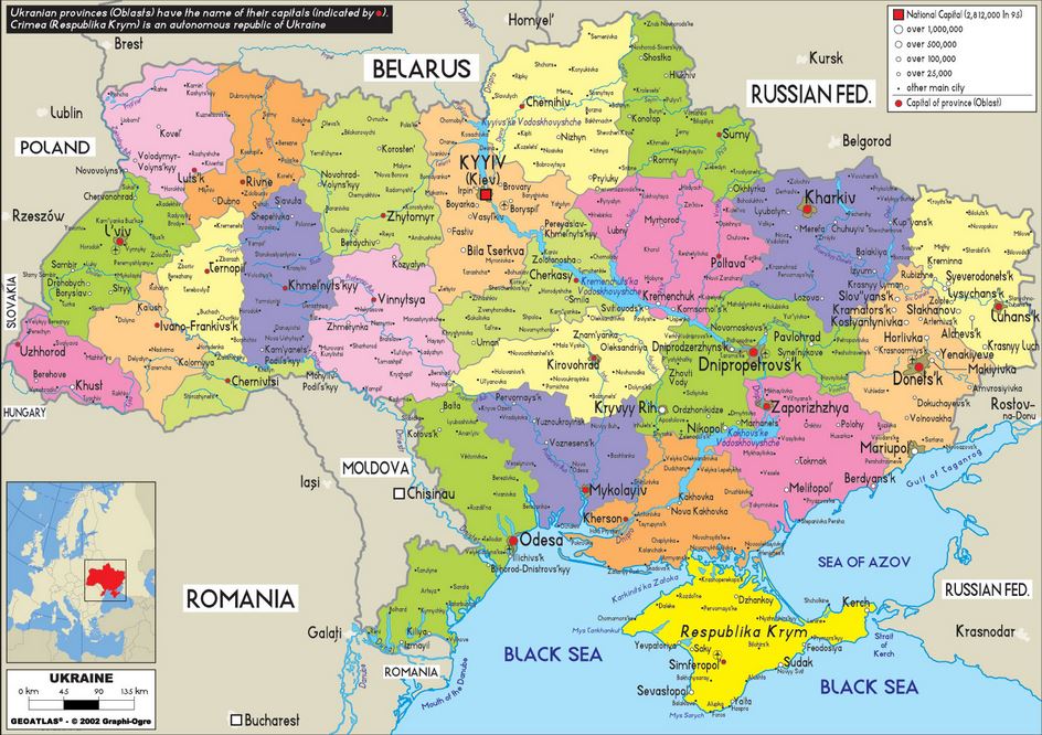 Attitudes in Ukraine toward Russia, Russians divide along regional ...