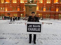 Mark Galperin was sentenced for 8 days for a solitary protest with JeSuisCharlie sign