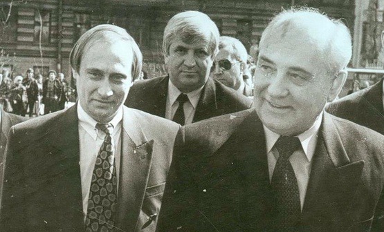 Gorbachev and Putin