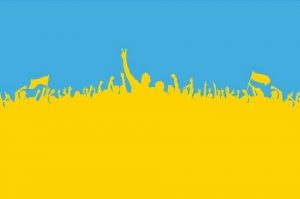 Ukrainian flag: Ukraine is her people