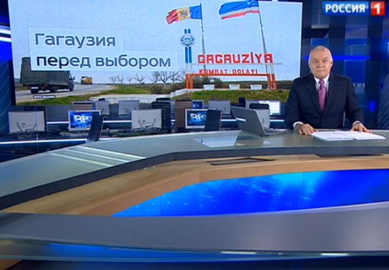 Gagauzia elections on Russian TV