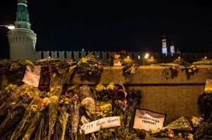 The site of Boris Nemtsov's murder (Image: novayagazeta.ru)