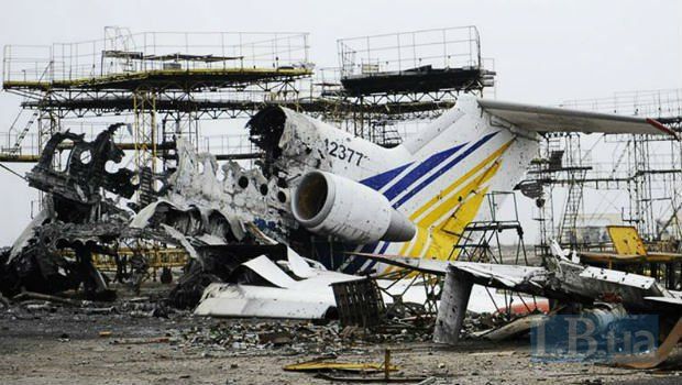 Devastation at Donetsk airport after the military aggression in the Donbas, Ukraine (Image: LB.ua)