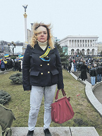 Olga Kurnosova, a leader of the Russian political refugees in Kyiv (Image: ng.ru)