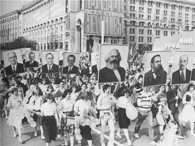 May 1 parade in 1986, Kyiv