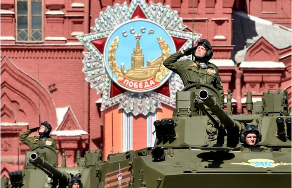 Victory Day military parade.